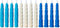 Papyrus Birthday Candles, Aqua, 12-Count