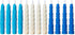 Papyrus Birthday Candles, Aqua, 12-Count