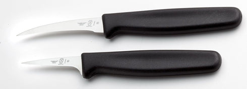 Mercer Culinary Thai Fruit Carving Knife Set - 2 Inch & 2.5 Inch with Black Handles