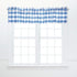C&F Home Franklin Cornflower Blue Gingham Checkered 100% Cotton Single Window Valance Curtain 16" x 72"