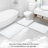 Grandaily Memory Foam Bath Mat Rug 30x20 - Ultra Soft Non-Slip Absorbent Bathroom Rugs, Comfortable Bath Rug Carpet