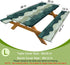 Joy Bubble 96in, Picnic Table Cover with Bench Covers Windproof Waterproof Picnic Table Covers Camping Tablecloth