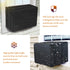 Foozet Window Air Conditioner Cover for Outside Unit, Medium 25"W x 20"D x 17"H, 420D