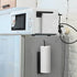 Magnetic Paper Towel Holder for Fridge, Wall Mount Toilet Paper Roll Rack, Organizer for Bathroom, Kitchen, RV, Pantry