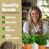 8 Set HOME GROWN Gift Herb Kit Herb Seeds with Basil, Cilantro, Mint & More, Complete Indoor Grow Kit for Kitchen