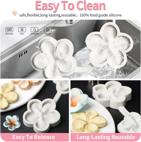 SK Flower Blossom Veiner Fondant Cake Mould Tool, 1Pcs (Style 1)