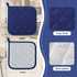 Joyhalo 6 Pack Heat Resistant Pot Holders for Kitchen, Terry Cloth Oven Hot Pads Set for Cooking Baking