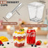 600 5 oz Pcs Dessert Cups with Lids & Spoons, Reusable Clear Plastic Parfait & Appetizer Cups, Mini Dessert Shooters