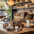 Vercraft 11 Pcs Coffee Bars Table Decorations Coffee Tiered Tray Decor Farmhouse Table Centerpiece Wooden Books Home