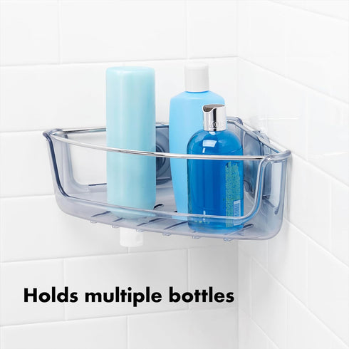 Stronghold Suction Corner Basket for Shower Storage