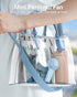 SWEETFULL Mini Portable Fan, Powerful Handheld Rechargeable Fan, 3 Speeds Personal Small Hand Fan for Travel, Light Blue