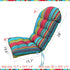 Enipate High Back Adirondack Chair Cushions - Weather Resistant Tufted Seat Pads for Indoor & Outdoor Use