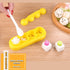 Rice Mold Cartoon Bento Maker, Mould Ball & Seaweed Nori Cutter for Baby Kids Meal, Set of 5