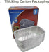 50 Pack 1Lb Mini Loaf Pans, Heavy Duty Disposable Aluminum Foil Bread Tins, Oven Safe Standard Size - 6" X 3.5"