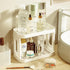 kaileyouxiangongsi 2-Tier Desk Organizers & Dispensers, Mail Holder for Office Desk Organization, White