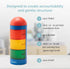 KADAMS Visual Timer for Kids with Audio Pre-Alarm, Traffic Light Alarm for Classroom Home Time Management Tool