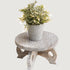 VZODESR Plant Stools Indoor Wooden Stool for Plants Flower Display with Stand Farmhouse