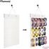 PACMAXI Sunglasses Storage Organizer, Wall Pocket Mounted by Sunglasses, Hanging Eyeglasses Storage Holder, Eyewear Display. (Ivory white, 15 Slot) by PACMAXI