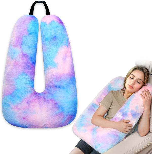 Atablyn Children Travel Pillow Car Pillow Removable U-Shaped Pillow for Adults to