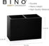 2 BINO | Multi-Purpose Compartment Organizer - Elegant Makeup Brush & Toothbrush Holder for Bathroom and Vanity |