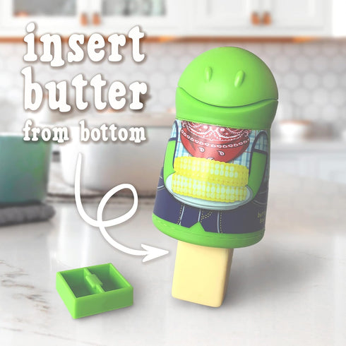 Cute Green Butter Keeper & Spreader by Talisman Designs