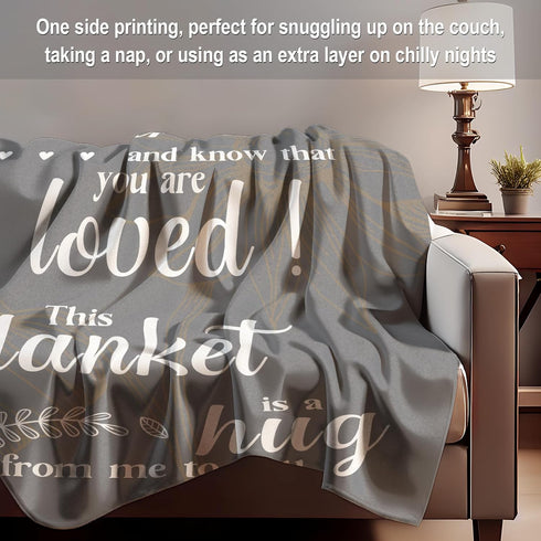 60"x50"(Grey) Get Well Soon Gifts, Inspirational Gifts for Her Him, Cancer Care Gifts for Women or Men, Encouragement