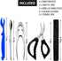 Stainless Steel Crab Crackers and Tools Set, Lobster Crackers and Picks for Shellfish