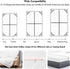 Bed Sheet Holder Straps, 4+2 Pcs Adjustable Mattress Sheet Clips, Elastic Fasteners to Keep Bed Sheet in Place
