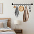 24 Pack 2 Inches Black Curtain Rings with Clips, Openable Drapery Metal Clip Hangers for Windows Rods