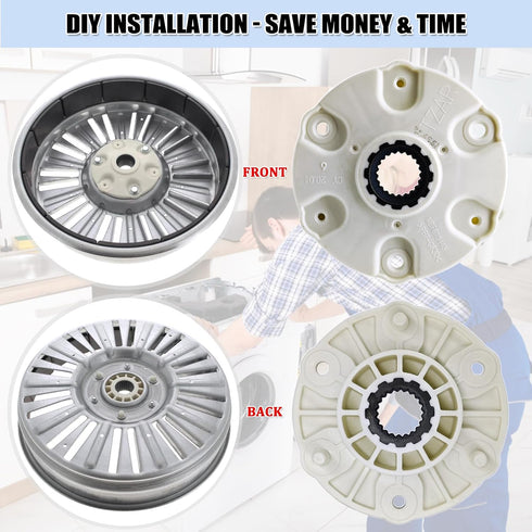 MBF618448 Washer Rotor Hub Assembly - Replacement Parts for LG Washing Machine, PBT-GF30, AHL72914401