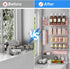 IYEBAU Refrigerator,8 Pack Set Magnetic Spice Rack for Magnetic Fridge Shelf, Moveable Spice Organizer with Hook Rack