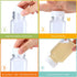 36 Pack 5 oz Nuogo Plastic Juice Bottles Bulk with Lids Reusable Transparent Clear Drink Containers Caps Mini Bulk