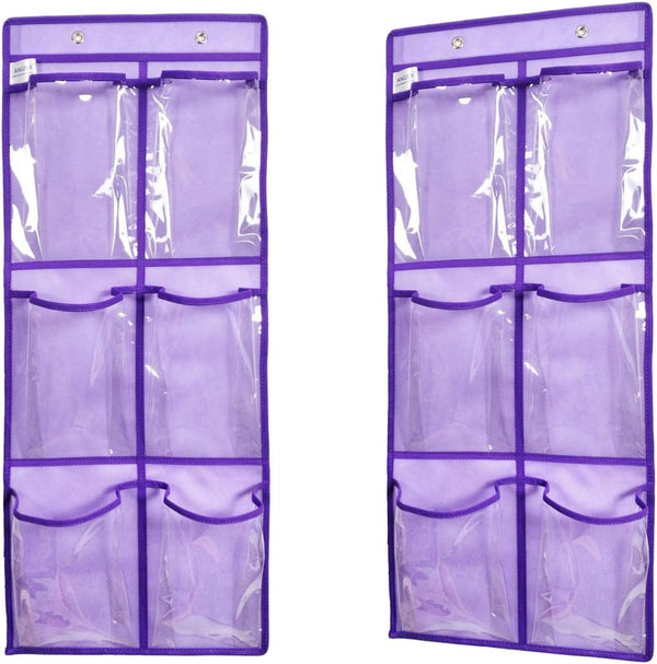 Over The Door Hanging Shoe Organizer Narrow Closet Door Shoe Storage 6