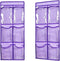 Over The Door Hanging Shoe Organizer Narrow Closet Door Shoe Storage 6