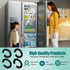 4PCS Refrigerator Door Hinge Shims, Height Adjustment Kits for Samsung 3282540 DA60-00314C PS6448337 AP5668209