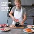 2 4 mm, 17 1 Fresh Meat Slicer with SteadyGrip, Thickness Adjustable or IN Stainless Steel Manual Meat Cutter, Cleaver