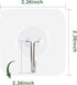 AROIC 58 Packs Adhesive Hooks for Hanging - Heavy Duty Self Adhesive Wall Hooks 20 lbs (Max)
