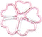 10pcs Heart-Shaped Aluminum Snap Hook Clip, Key Holder Keychain Clip (Light Pink)