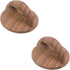 Wooden Pot Lid Top Replacement Knob for Cookware, 2 Pcs Wood