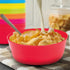 Kids Plastic Bowls Set of 12, 10 Ounce Microwave Dishwasher Safe BPA Free Non Toxic Toddler Bowls in 6 Bright Colors