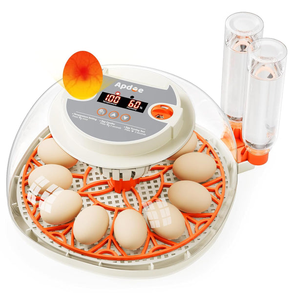 Egg Incubators for Hatching Eggs, Temperature and Humidity Control, Automatic Egg Turning,