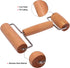 2 Pcs Wooden Pastry Pizza Roller Pin, Non-Stick Rolling Pin for Baking