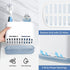Counter JOMOLA Dish Brush Caddy for Kitchen Sink Toothbrush Holders for Bathrooms Sink Sponge Holder Kitchen Scrub Soap