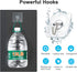 Adhesive Hooks Removable Wall Hooks, 13 LB Ceiling Hook, Transparent Seamless Waterproof, 10 Pack