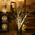 Lighted Birch Branches Pack of 3, 34IN 180 LED White Lighted Twig for Decoration, Timer Included