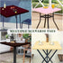 4 Pack 48 48 Inches Square Fitted Tablecloth for x Card Tables Waterproof Stretch Washable Folding Indoor and Outdoor