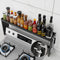 NKM 32.5inch bamboo spice rack,stove top shelf,over the stove shelf for back of