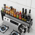 NKM 32.5inch bamboo spice rack,stove top shelf,over the stove shelf for back of