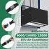 New Upgrade Window AC Cover, Heavy Duty Air Conditioner Cover for U Shaped 8000/10000/12000 BTU Units