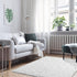 4x6 Ophanie White Rugs for Bedroom Fluffy, Nursery Soft Fuzzy Shag Plush Shaggy Bedside Area Rug, Living Room Carpet